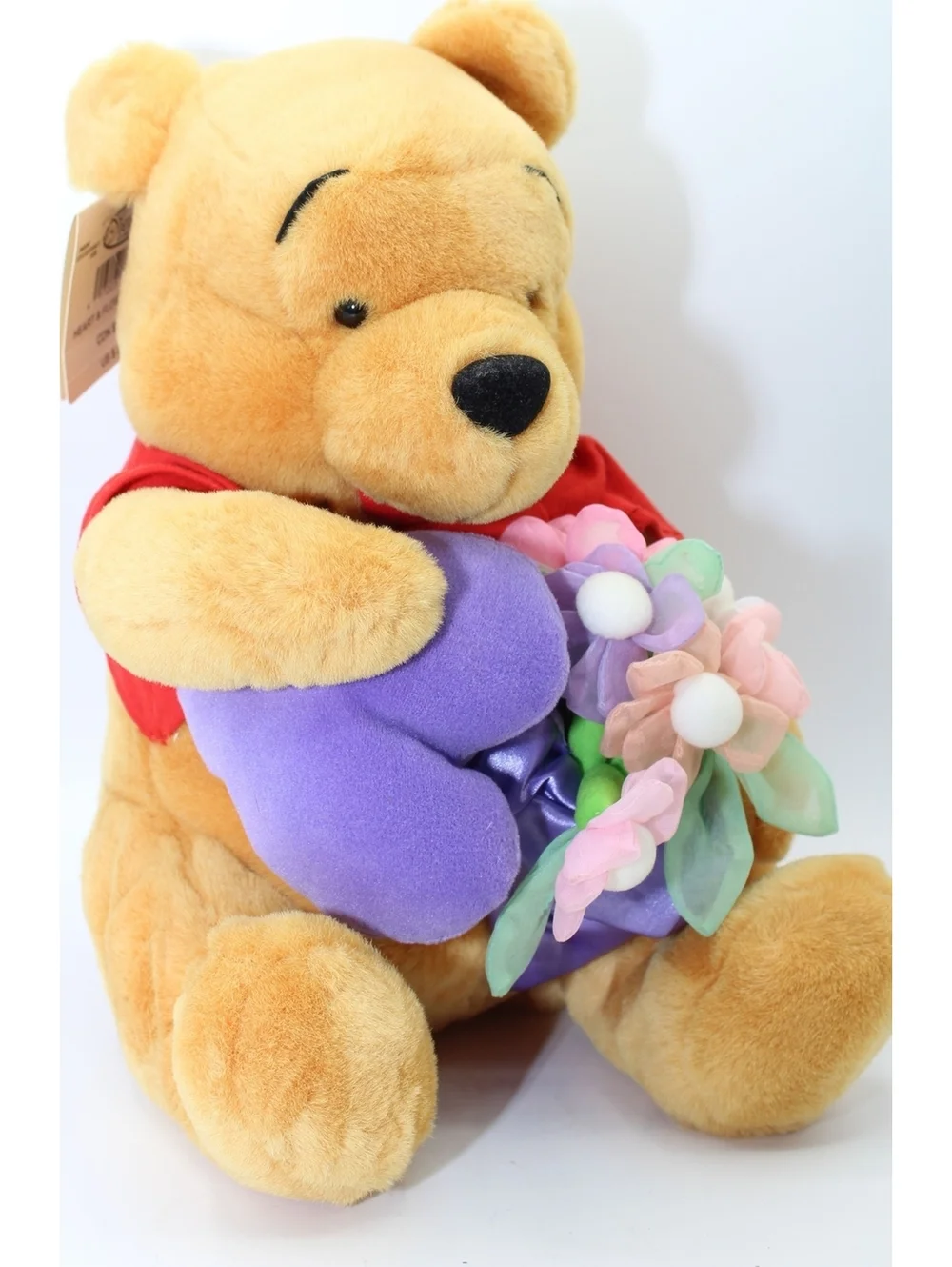 NWT Vintage Disney Winnie the Pooh Heart & Flower Pooh 12